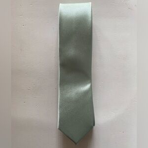 Romario Manzini Collection Sage Green 2” Skinny Neck Tie